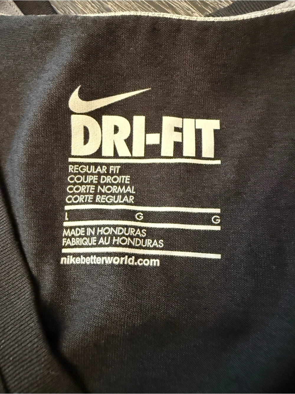 Nike Black Dri-FIT V-Neck Short Sleeve Tee